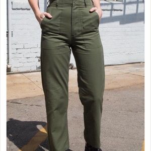 Green cargo pants from brandy melville